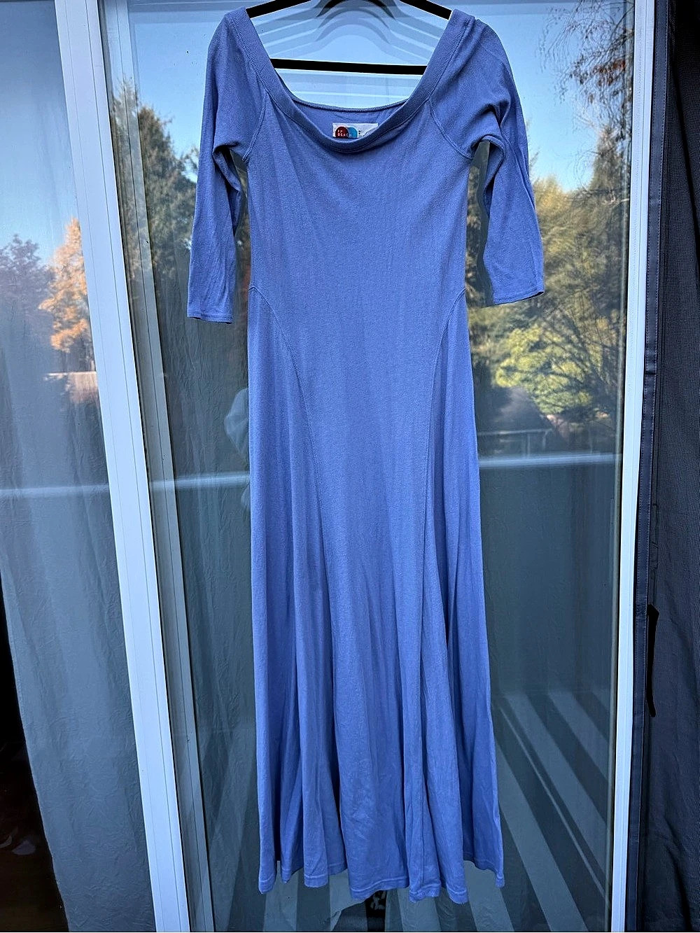 FP Beach Maxi Dress in Blue Size Medium Like New